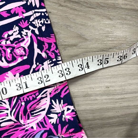 Lilly Pulitzer Dress Women’s XS Sophie Ruffle UPF 50+ Pink & Navy Blue - Picture 8 of 8